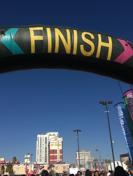 The Color Run 5K Finish Line